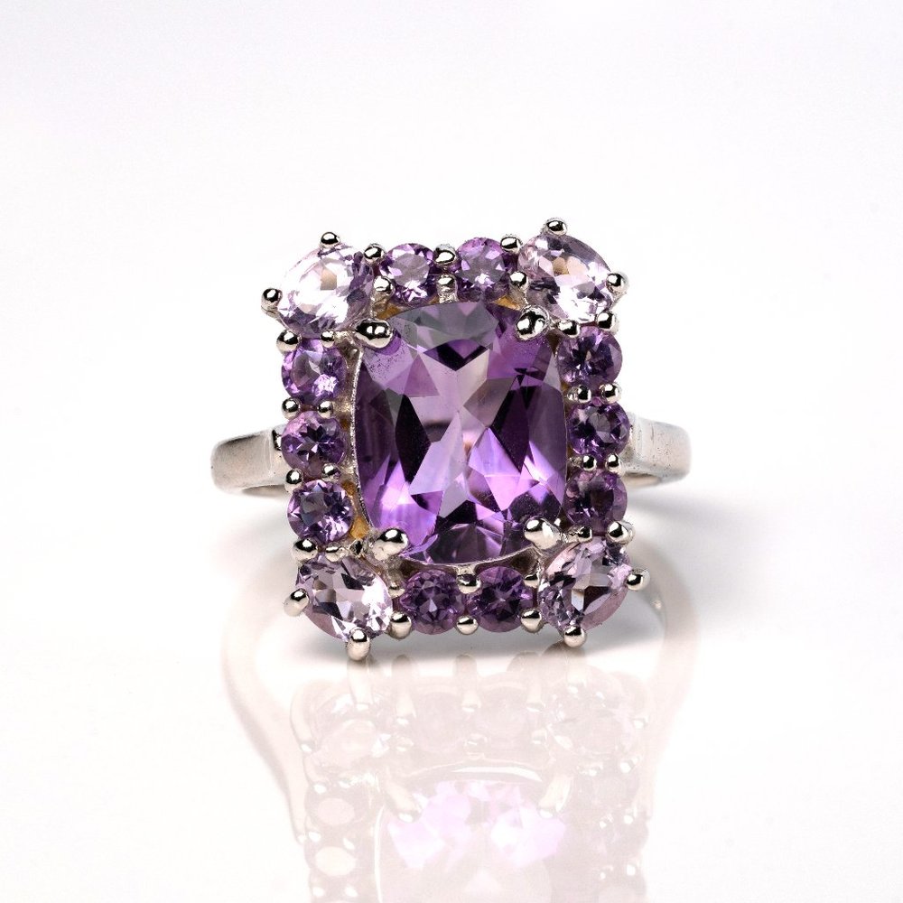 Purple Stones Ring